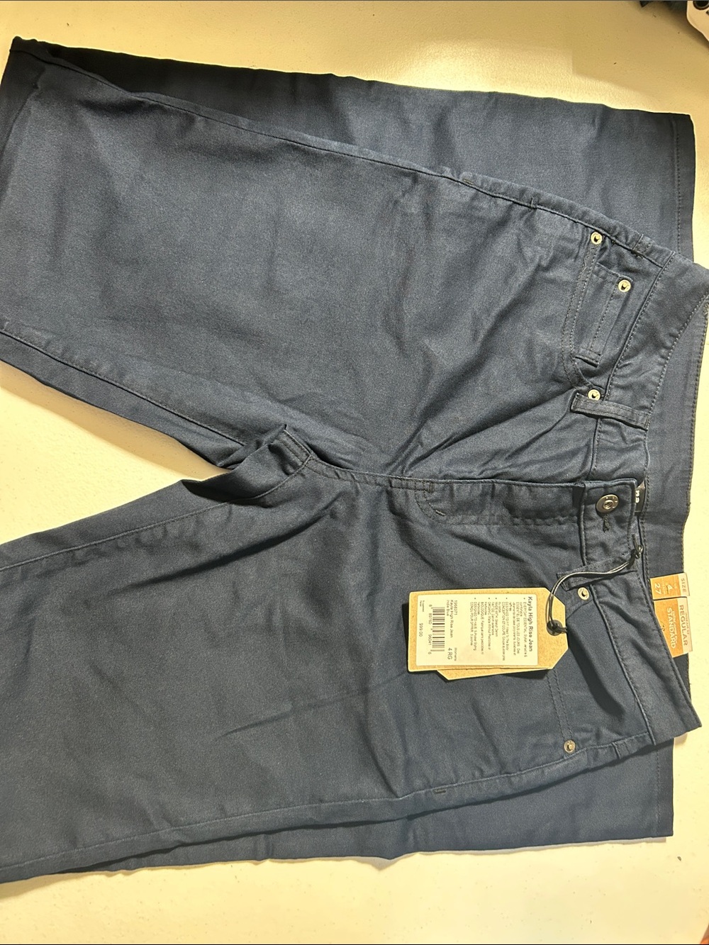 Women's  Navy Blue Jeans - Classic Slim Fit